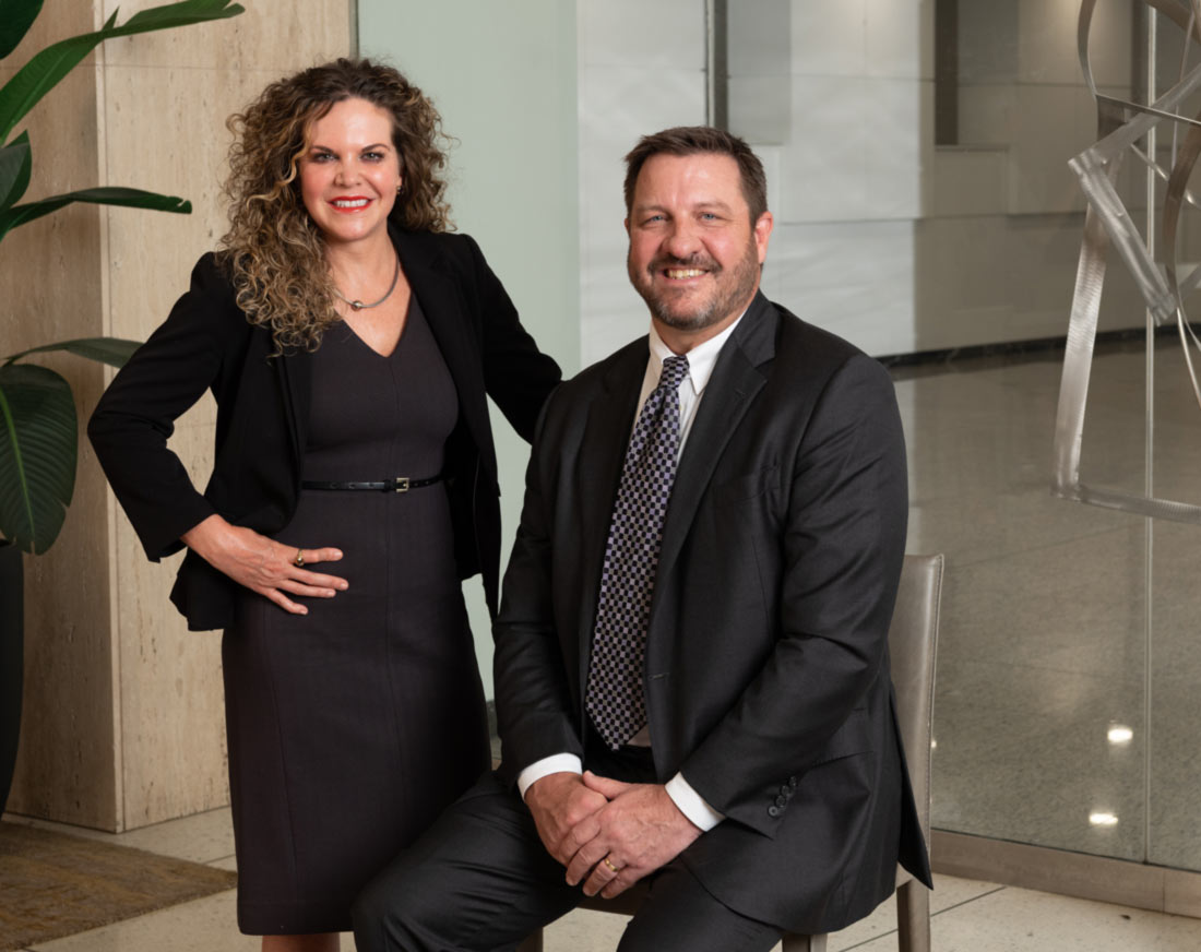 Katherine Stepp and Gregory Deans