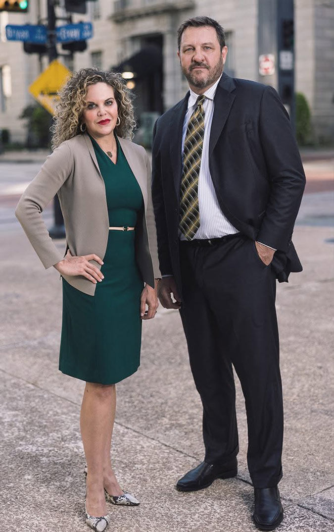 Katherine Stepp and Gregory Deans